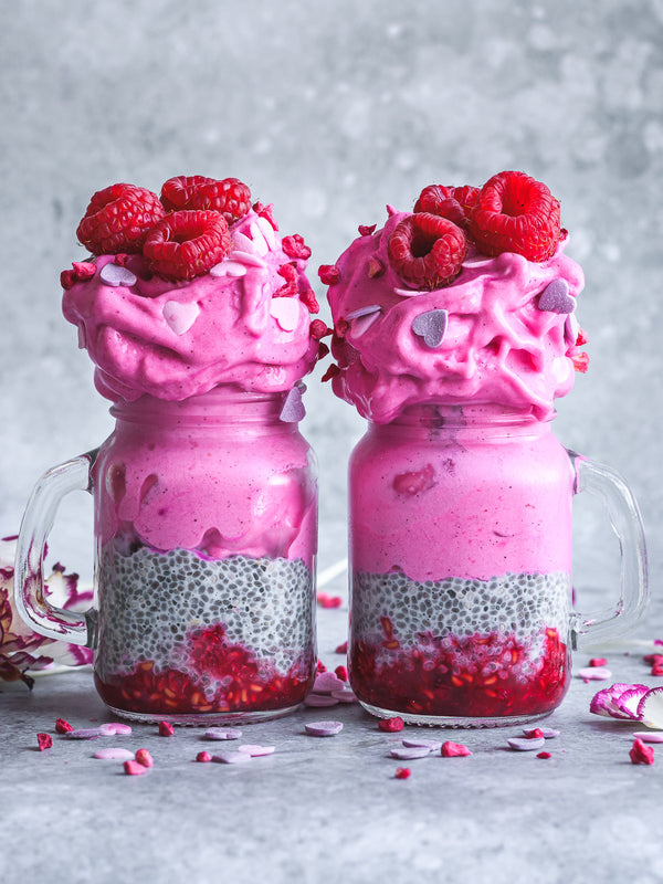 Pink Pitaya Nice Cream Jars