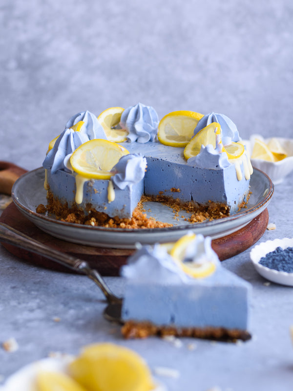 Easy Butterfly Pea Cheesecake💙