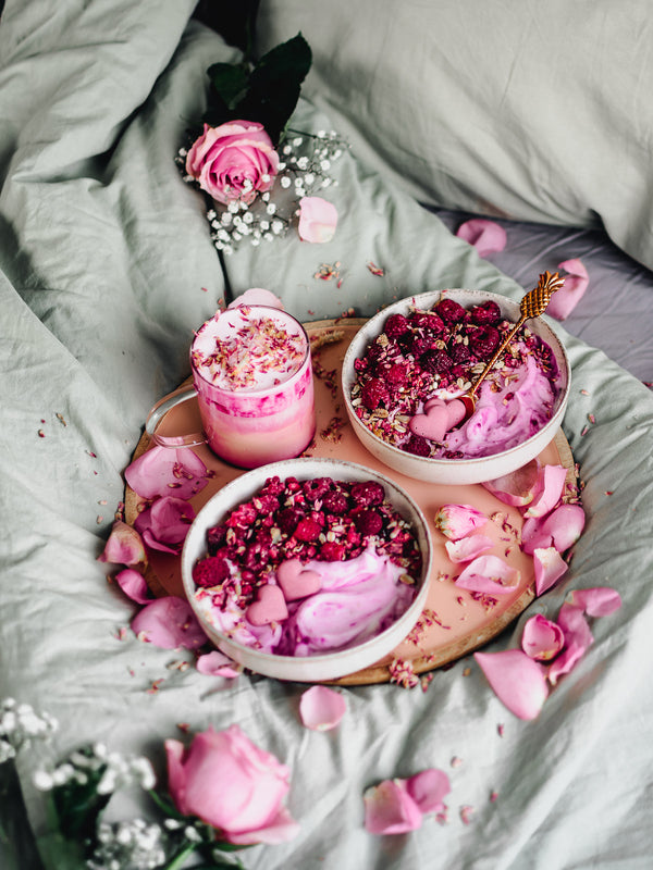 Pink Breakfast in Bed Ideas for Valentine's 💕