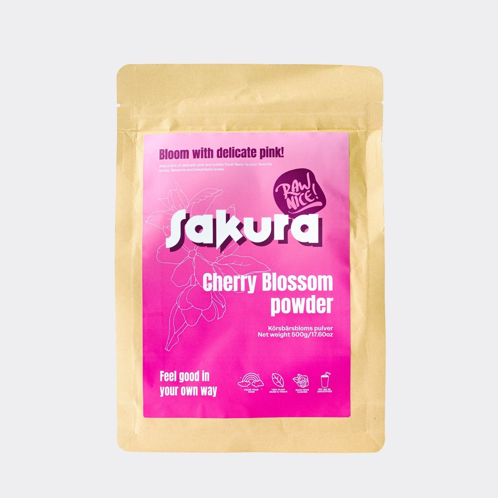Naturlig glow med antioxidantrikt Sakura Pulver – Rawnice